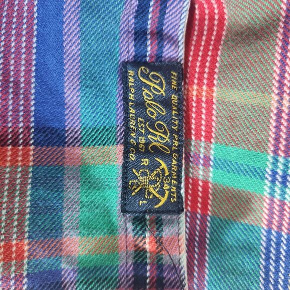 Polo Ralph Lauren Multi-Color Button-Up Shirt Size Small Preppy Cotton Shirt - Picture 7 of 10